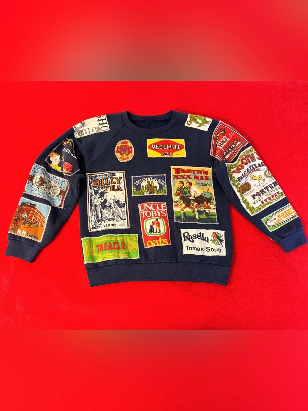 Vintage GABCO Australia 90s RARE Food Label Advertisement Sweatshirt Unisex Sz M